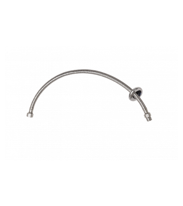 Estas mangueras de conectores flexibles de acero inoxidable realizan la conexión entre los tubos de la pared y la cisterna de inodoros, así como con grifos, lavamanos y diversos sanitarios que requieren conexión de agua.
Presión máxima: Preferentemente 100 mca.
Temperatura máxima: 90°C.
Aplicación para agua caliente y fría. No utilizar en líneas de gas.