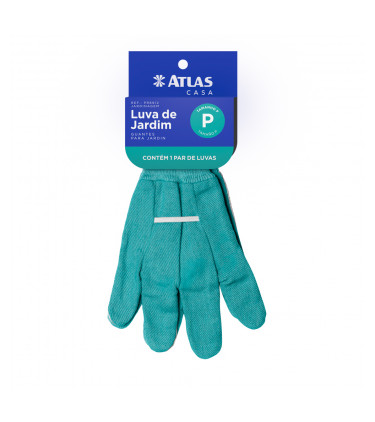 LUVA JARDIM P/M/G ALGODAO AZ