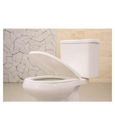 Asiento sanitario que se adapta a las tazas de baño de los formatos: Vogue Plus (Deca), Life (Celite), FLox (Fiori), Lille (Sensea), Square, LorenClass y LorenLuna (Lorenzetti). Ideal para consumidores que valorizan el diseño y la estética del baño, y que buscan accesorios que combinan con la decoración transmitiendo más sofisticación. No pise la tapa. Para mantener el brillo del producto, no utilizar esponjas abrasivas o productos químicos agresivos como jabones, alcohol o detergentes alcalinos de limpieza pesada