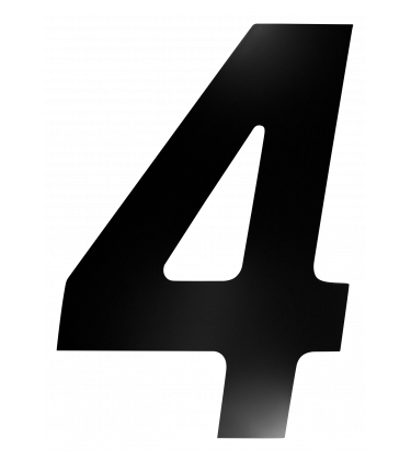 Puede aplicarse sobre diversas superficies, tanto interiores como exteriores, para una identificación correcta y legible de residencias o espacios comerciales.