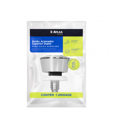 BOTAO ACIONADOR SUP DUPLO P/ CX ACOPLADA