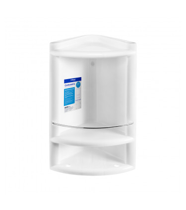 CANT BANHEIRO PLASTICA C/ACAB METAL BR