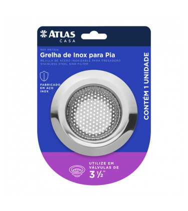 GRELHA DE INOX PARA PIA PREMIUM 9CM