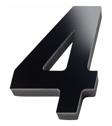 Puede aplicarse sobre diversas superficies, tanto interiores como exteriores, para una identificación correcta y legible de residencias o espacios comerciales.