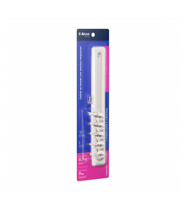 CABIDEIRO ADESIV PLAS/MET MOVEL 0,5KG BR