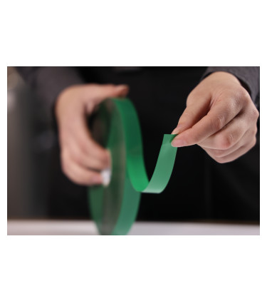 FITA DUPLA FACE TRANSPARENTE 19MM X 2M