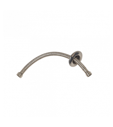 Estas mangueras de conectores flexibles de acero inoxidable realizan la conexión entre los tubos de la pared y la cisterna de inodoros, así como con grifos, lavamanos y diversos sanitarios que requieren conexión de agua.
Presión máxima: Preferentemente 100 mca.
Temperatura máxima: 90°C.
Aplicación para agua caliente y fría. No utilizar en líneas de gas.