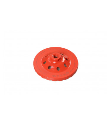 Es indicado para uso en amoladora angular de 115 mm (4½”). Utilícelo para desbaste en concreto, albañilería, mármol, granito y piedras decorativas.