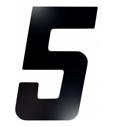 Puede aplicarse sobre diversas superficies, tanto interiores como exteriores, para una identificación correcta y legible de residencias o espacios comerciales.