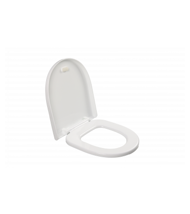 Asiento sanitario que se adapta a las tazas de baño de los formatos: Vogue Plus (Deca), Life (Celite), FLox (Fiori), Lille (Sensea), Square, LorenClass y LorenLuna (Lorenzetti). Ideal para consumidores que valorizan el diseño y la estética del baño, y que buscan accesorios que combinan con la decoración transmitiendo más sofisticación. No pise la tapa. Para mantener el brillo del producto, no utilizar esponjas abrasivas o productos químicos agresivos como jabones, alcohol o detergentes alcalinos de limpieza pesada