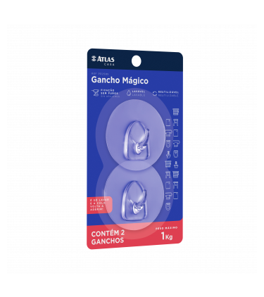 GANCHO MAGICO 2PCS 1,0KG PLASTICO