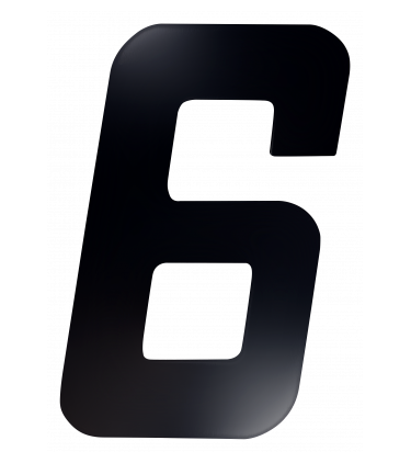 Puede aplicarse sobre diversas superficies, tanto interiores como exteriores, para una identificación correcta y legible de residencias o espacios comerciales.