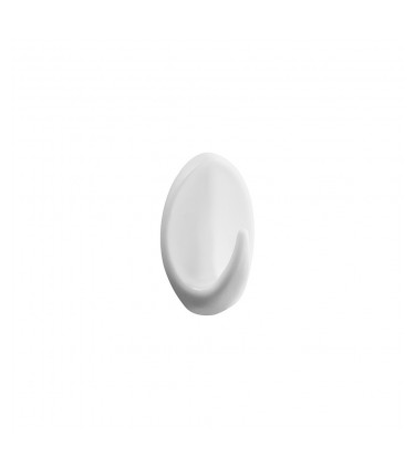 GANCHO ADESIVO 3PC 1,0KG OVAL PLAST BR